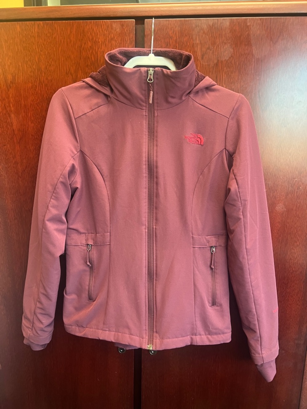 The North Face Women's Burgundy Softshell Jacket